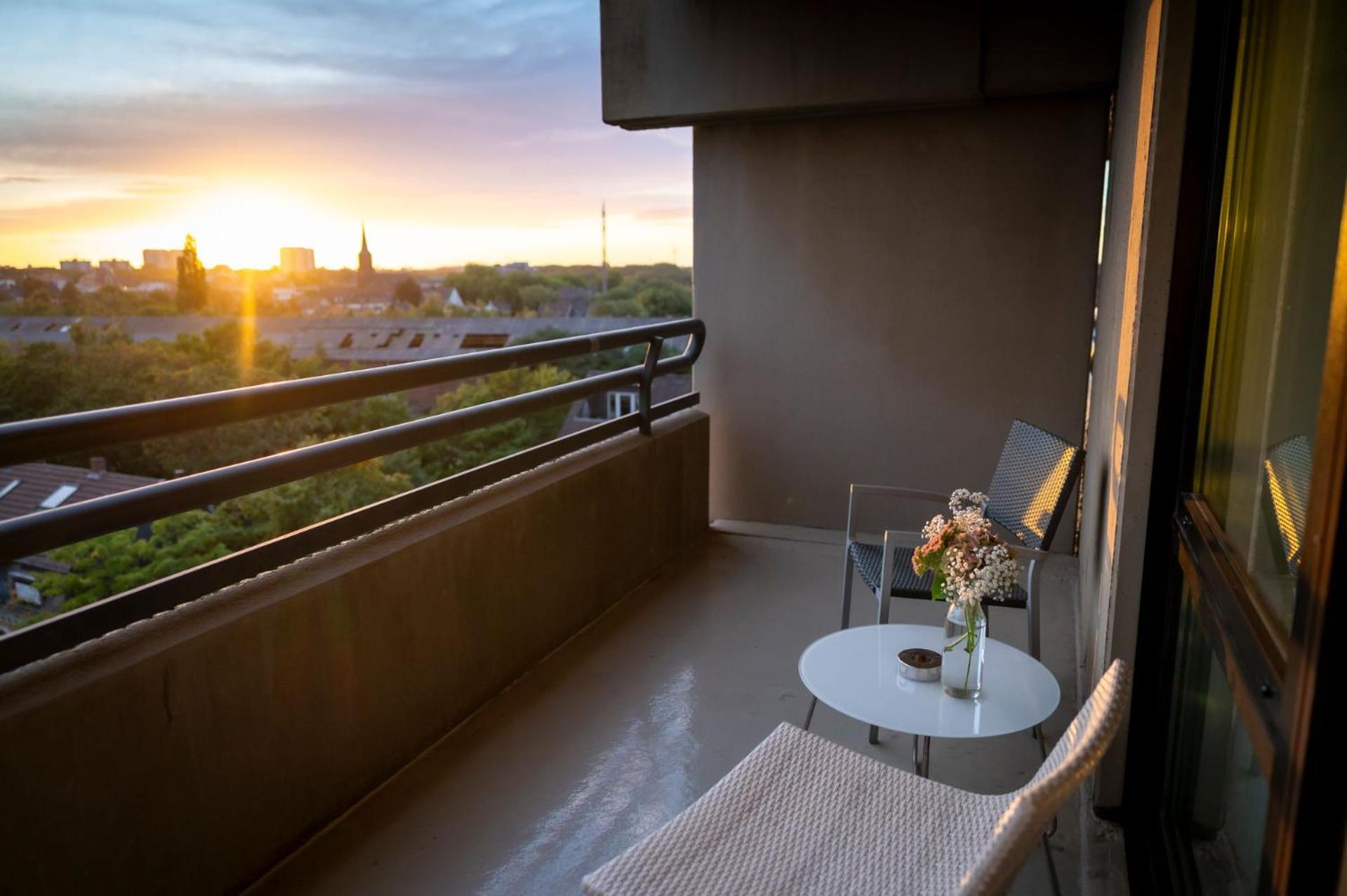 Comfort Doppelzimmer mit Blick auf die Stadt